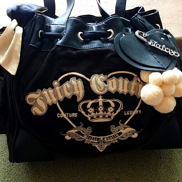*sold* NWT juicy couture velour daydreamer bag - Picture 4 of 9